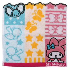 Japan Sanrio Jacquard Hand Towel Handkerchief - My Melody / Friend