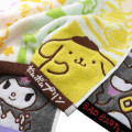 Japan Sanrio Jacquard Hand Towel Handkerchief - Pompompurin / Friend - 2