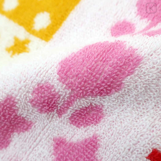 Japan Sanrio Jacquard Hand Towel Handkerchief - Hello Kitty / Friend - 2