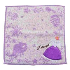 Japan Disney Jacquard Handkerchief Wash Towel - Rapunzel