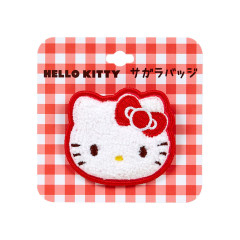 Japan Sanrio Sagara Embroidery Badge - Hello Kitty