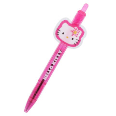 Japan Sanrio Mascot Ballpoint Pen - Hello Kitty 50th Anniversary C