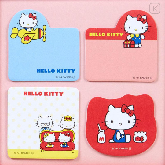 Japan Sanrio Boxed Sticky Note - Hello Kitty 50th Anniversary A - 4