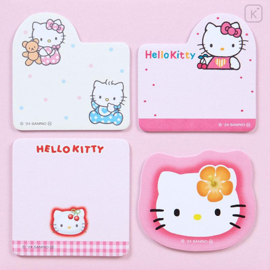 Japan Sanrio Boxed Sticky Note - Hello Kitty 50th Anniversary C - 4