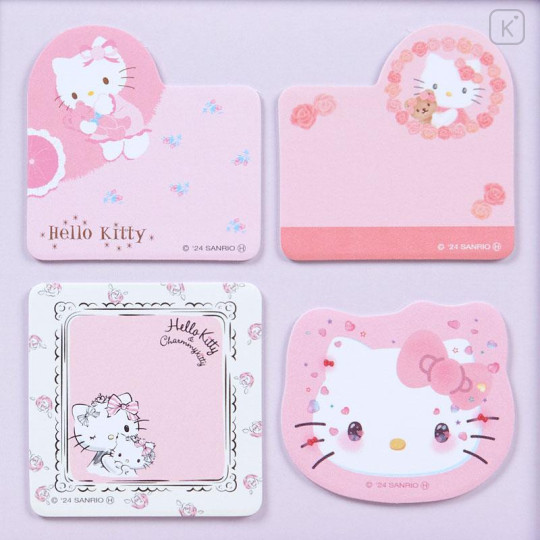 Japan Sanrio Boxed Sticky Note - Hello Kitty 50th Anniversary D - 4