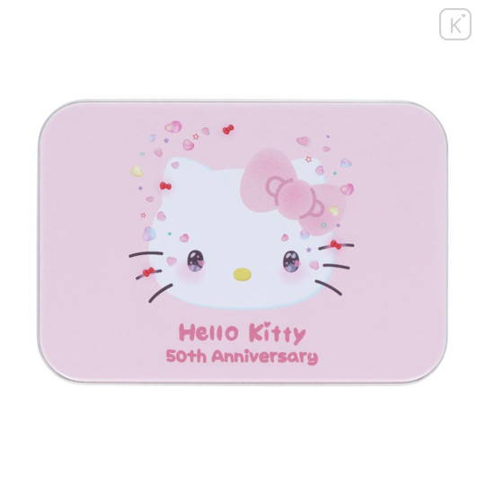 Japan Sanrio Memo Pad with Case - Hello Kitty 50th Anniversary B - 1