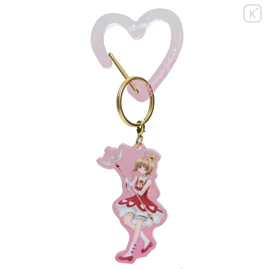 Japan Cardcaptor Sakura Acrylic Keychain & Carabiner - Sakura Kinomoto / Red - 1