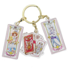 Japan Cardcaptor Sakura Acrylic Keychain 3 Charm - Sakura Kinomoto