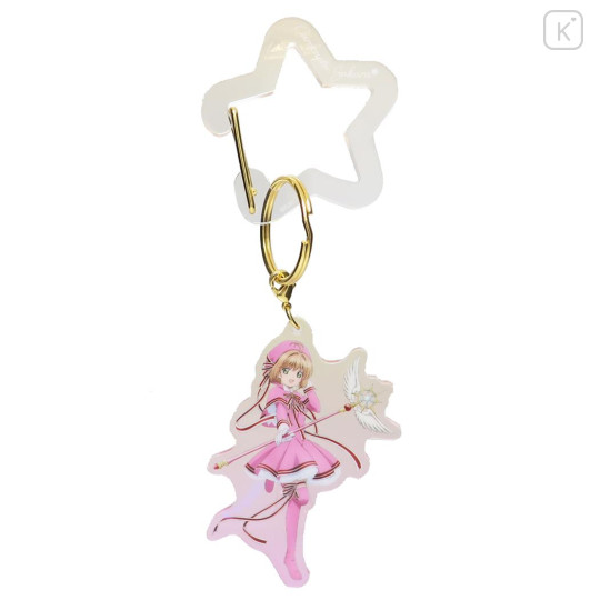 Japan Cardcaptor Sakura Acrylic Keychain & Carabiner - Sakura Kinomoto / Pink - 1