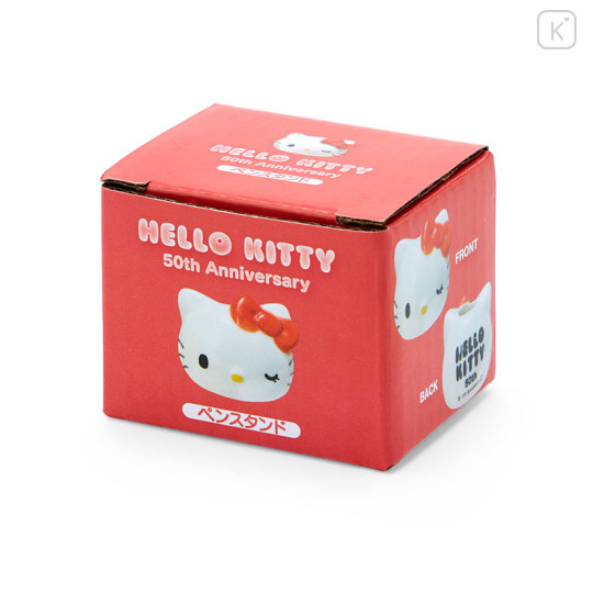 Japan Sanrio Pen Stand - Hello Kitty / Red - 3