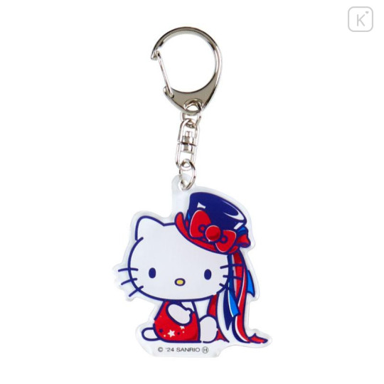 Japan Sanrio Secret Acrylic Keychain - Hello Kitty 50th Anniversary - 4