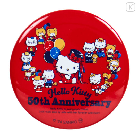 Japan Sanrio Secret Can Badge - Hello Kitty 50th Anniversary - 2