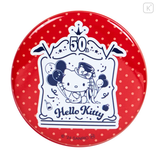 Japan Sanrio Secret Can Badge - Hello Kitty 50th Anniversary - 3