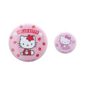 Japan Sanrio Secret Tin Badge 2pcs Set - Hello Kitty 50th Anniversary B - 4