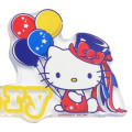 Japan Sanrio Big Acrylic Charm - Hello Kitty 50th Anniversary / Yellow - 2