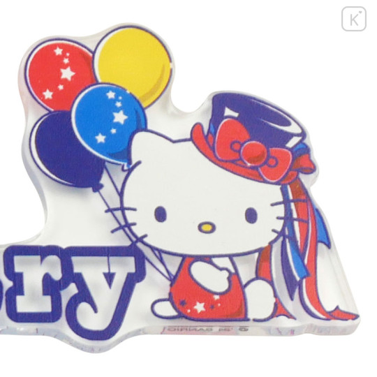 Japan Sanrio Big Acrylic Charm - Hello Kitty 50th Anniversary / Navy - 2