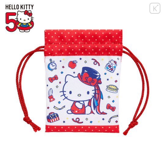 Japan Sanrio Bean Purse - Hello Kitty 50th Anniversary A - 1