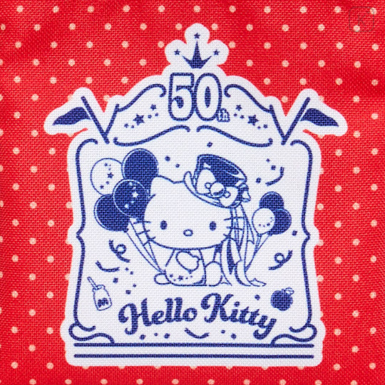 Japan Sanrio Bean Purse - Hello Kitty 50th Anniversary B - 3