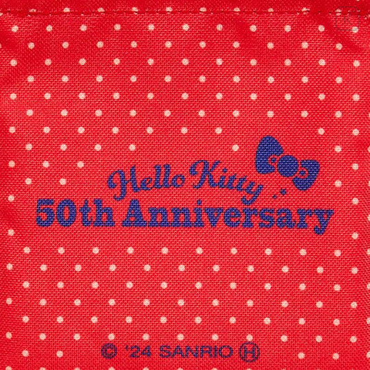 Japan Sanrio Bean Purse - Hello Kitty 50th Anniversary B - 4