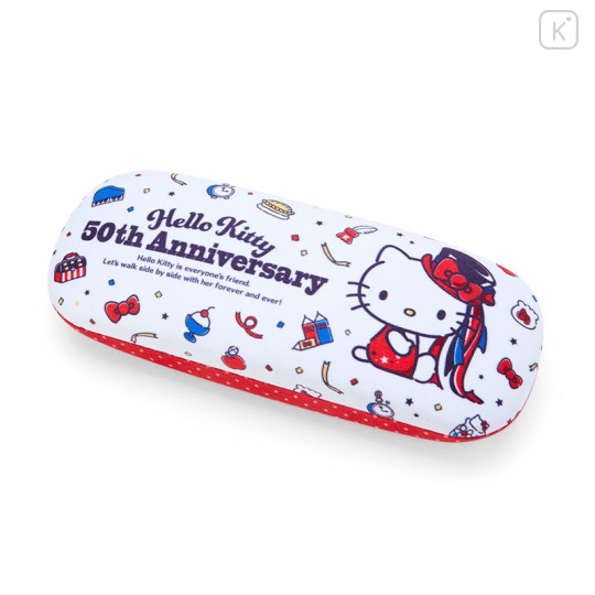 Japan Sanrio Glasses Case - Hello Kitty 50th Anniversary - 2