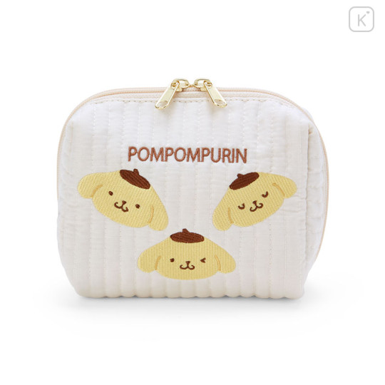 Japan Sanrio Square Pouch - Pompompurin - 1