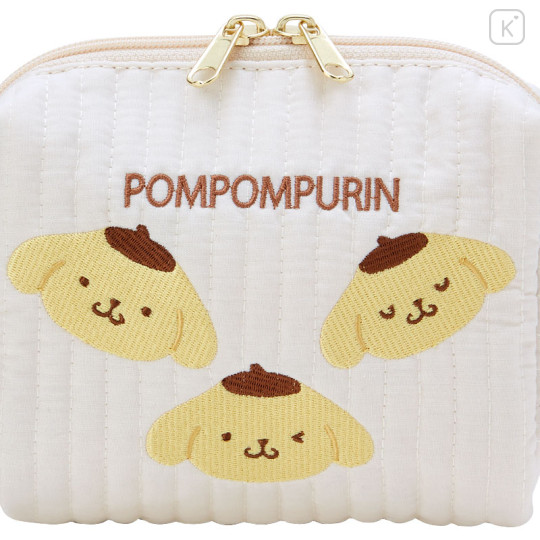 Japan Sanrio Square Pouch - Pompompurin - 2