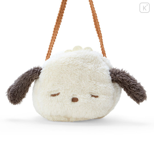 Japan Sanrio Face Shaped Pochette - Pochacco : Sleep - 2