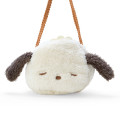 Japan Sanrio Face Shaped Pochette - Pochacco : Sleep - 2