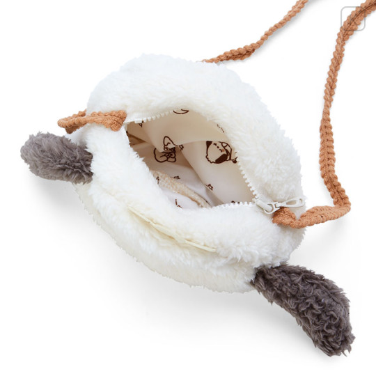 Japan Sanrio Face Shaped Pochette - Pochacco : Sleep - 3