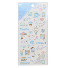 Japan Sanrio Gold Accent Sticker - Cinnamoroll / Sweet Coffee Shop