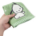 Japan Sanrio Jacquard Hand Towel Handkerchief - Pochacco / Grid - 3