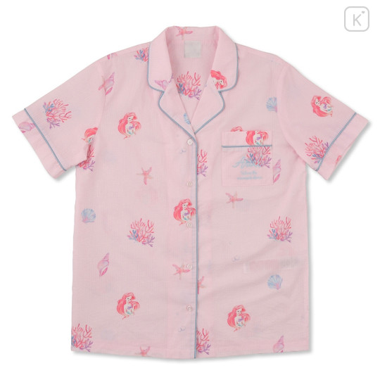 Japan Disney Store Short Sleeve Pajamas - Ariel : Pink Summer Room Wear - 4