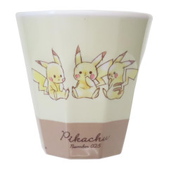 Japan Pokemon Melamine Tumbler - Pikachu / Number025 Yellow