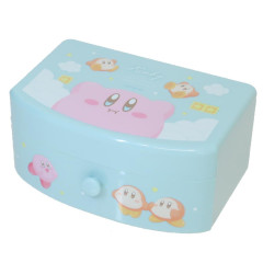 Japan Kirby Jewelry Box Chest Drawer & Mirror - Sky / Green