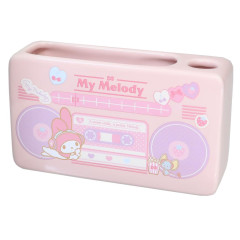 Japan Sanrio Desktop Organizer & Pen Stand - My Melody / Cassett Music