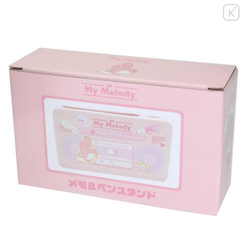 Japan Sanrio Desktop Organizer & Pen Stand - My Melody / Cassett Music - 4