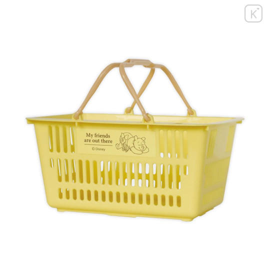 Japan Disney Mini Basket - Pooh & Piglet - 1