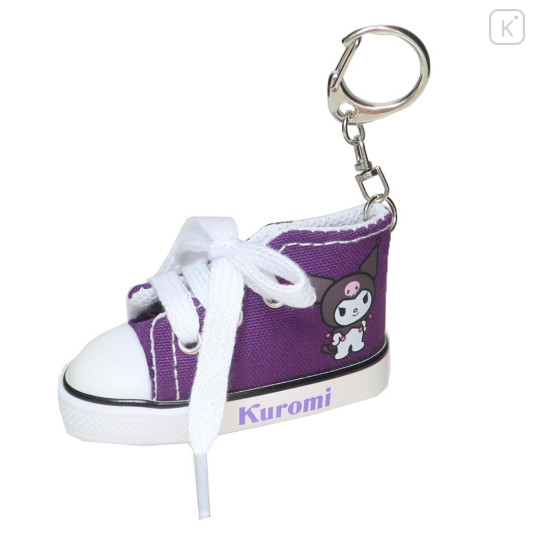 Japan Sanrio Sneaker Keychain - Kuromi - 1