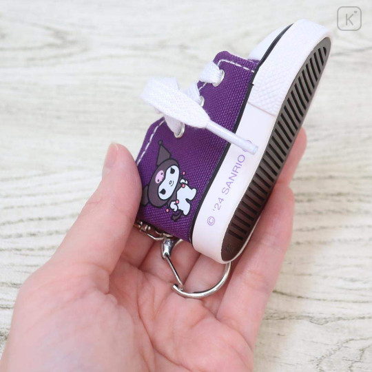 Japan Sanrio Sneaker Keychain - Kuromi - 3