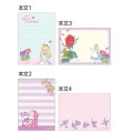 Japan Disney B7 Notepad - Alice in Wonderland / Flora - 2