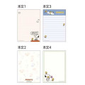 Japan Peanuts B7 Notepad - Snoopy / White - 2