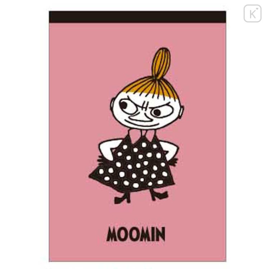 Japan Moomin B7 Notepad - Little My - 1