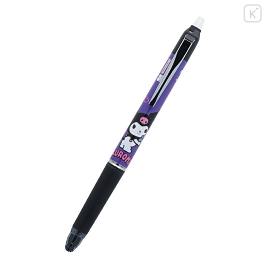 Japan Sanrio FriXion Ball Knock Zone Erasable Gel Pen - Kuromi Hug Baku - 2