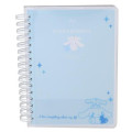 Japan Sanrio A6 Ring Notebook - Cinnamoroll / Heart - 1