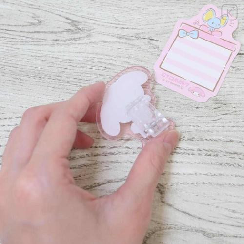 Japan Sanrio Acrylic Clip - My Melody / See My Message - 2