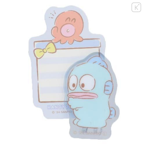 Japan Sanrio Acrylic Clip - Hangyodon / See My Message - 1