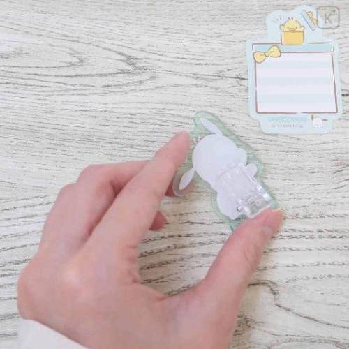 Japan Sanrio Acrylic Clip - Pochacco / See My Message - 2