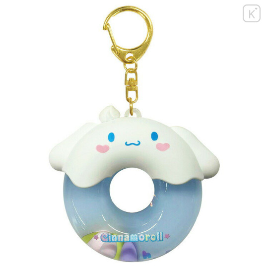 Japan Sanrio Shaka Shaka Keychain - Cinnamoroll : Donut Blue - 1