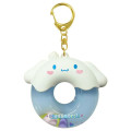 Japan Sanrio Shaka Shaka Keychain - Cinnamoroll : Donut Blue - 1