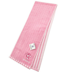 Japan Sanrio Sports Towel - My Melody / Pink Stripe